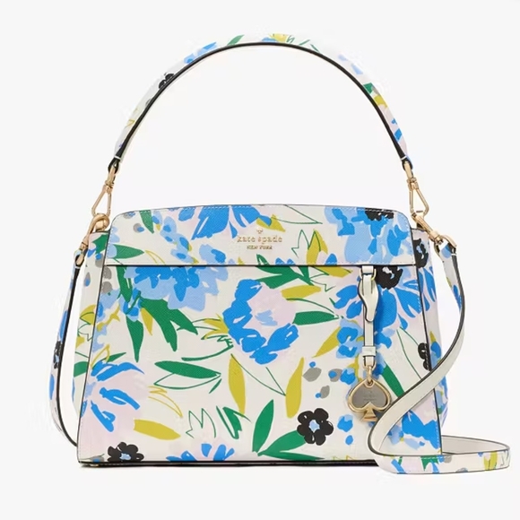 Madison Floral Medium Top Handle Satchel